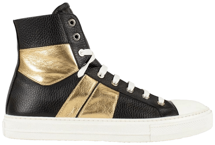 Amiri Sunset Leather Black Gold