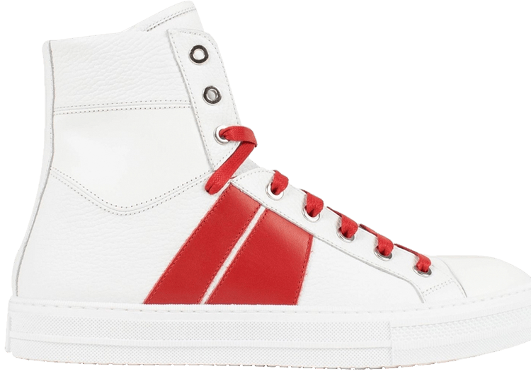 Amiri Sunset Leather White Red
