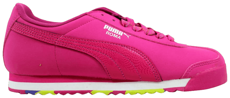 Puma Roma SL Nubuck Speckle Jr Fuchsia Purple