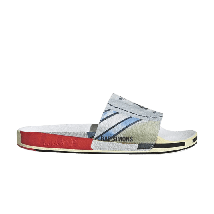 Size 5.0 Raf Simons x Micro Adilette Slides Trompe L oeil
