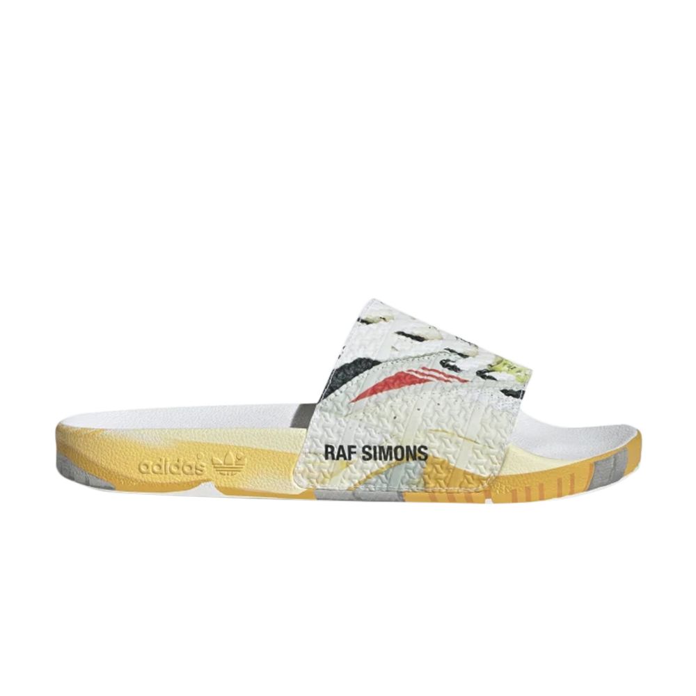 adidas Raf Simons x Torsion Adilette Slides 'Trompe L'oeil' | White | Men's Size 4