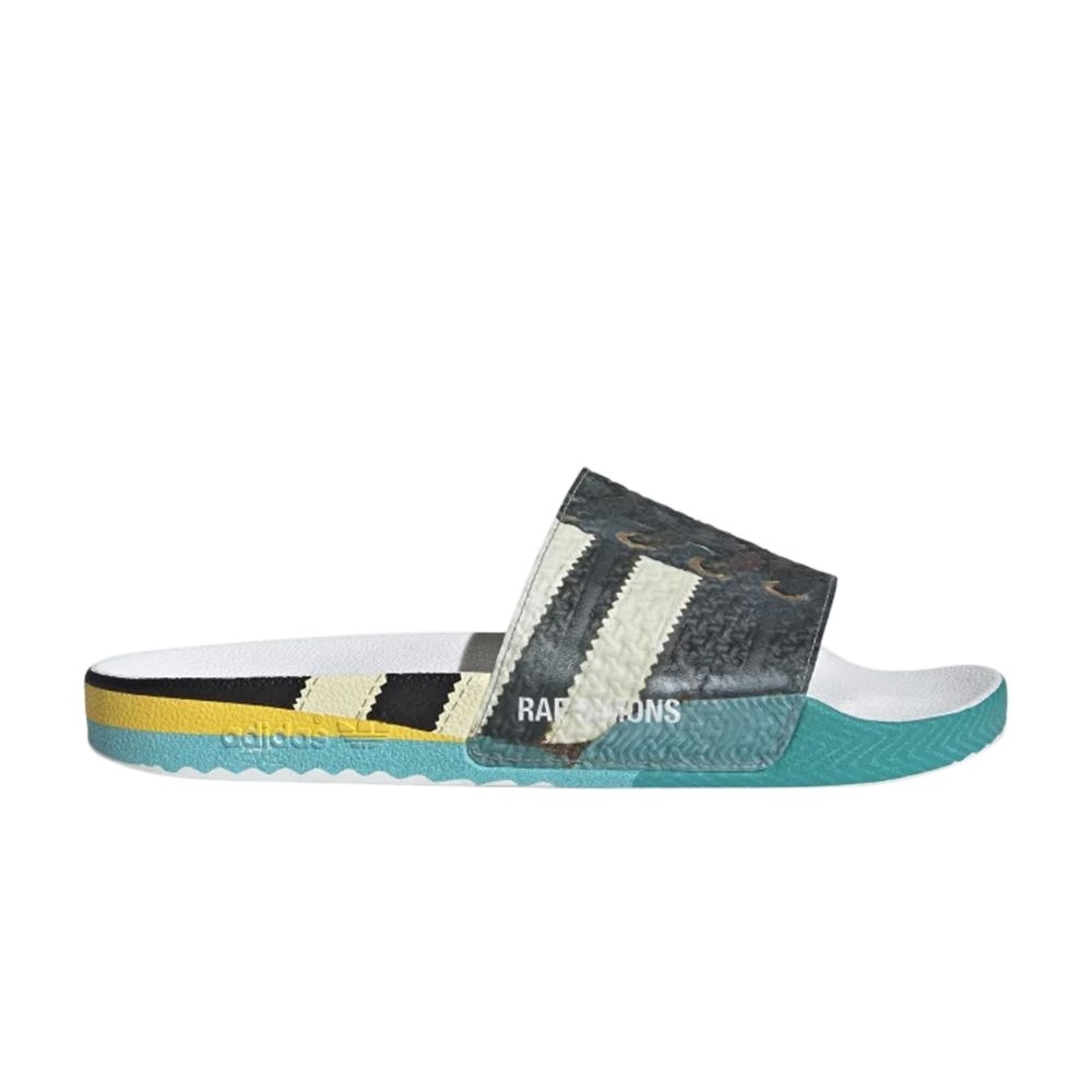 adidas Raf Simons x Samba Adilette Slides 'Trompe L'oeil' | Black | Men's Size 6