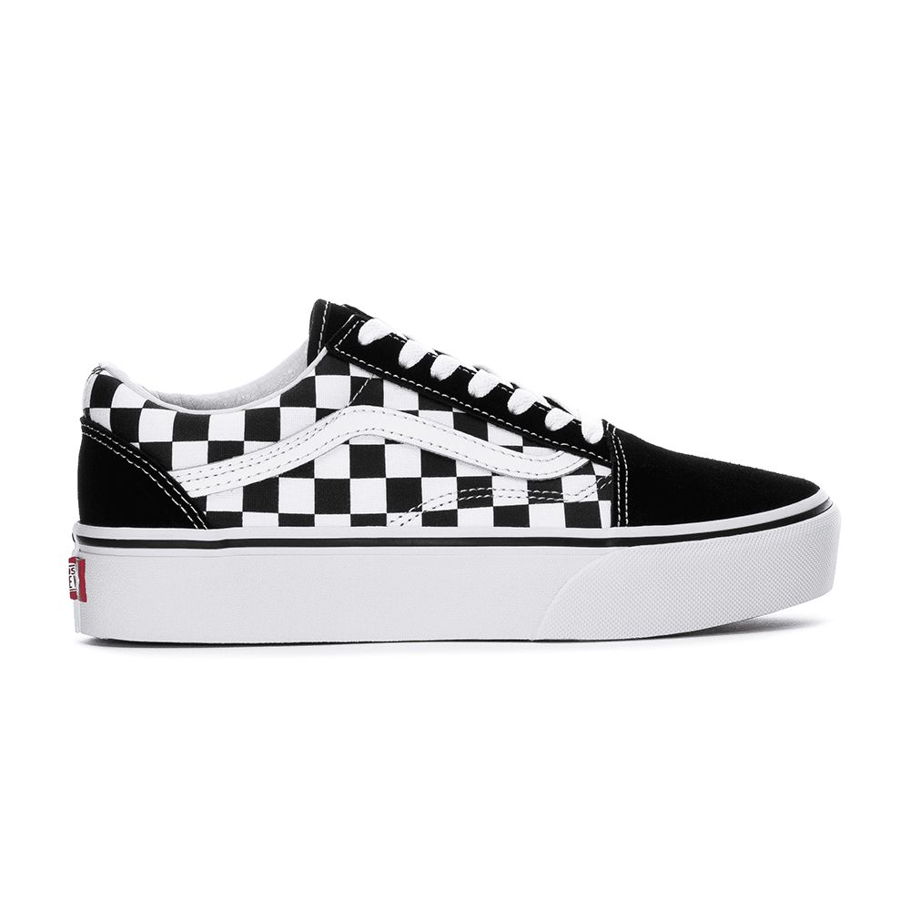 Vans Old Skool Platform 'Black White Checkerboard' | Men's Size 5.5