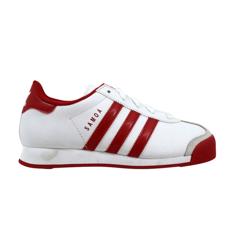 Red and white samoa adidas new arrivals