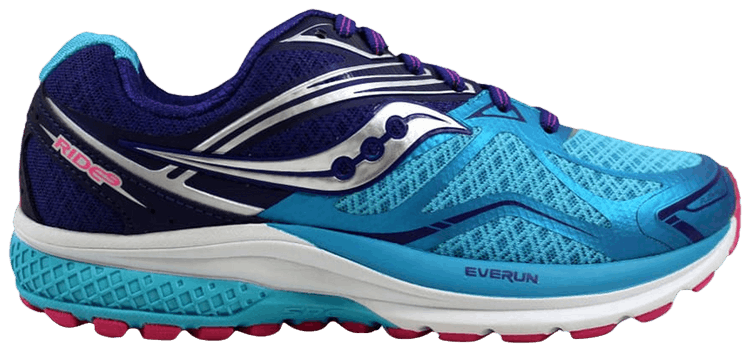 Saucony Wmns Ride 9 Navy Blue Pink