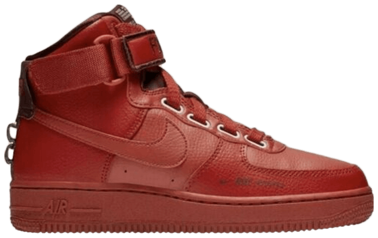 Nike Wmns Air Force 1 High Utility Dune Red