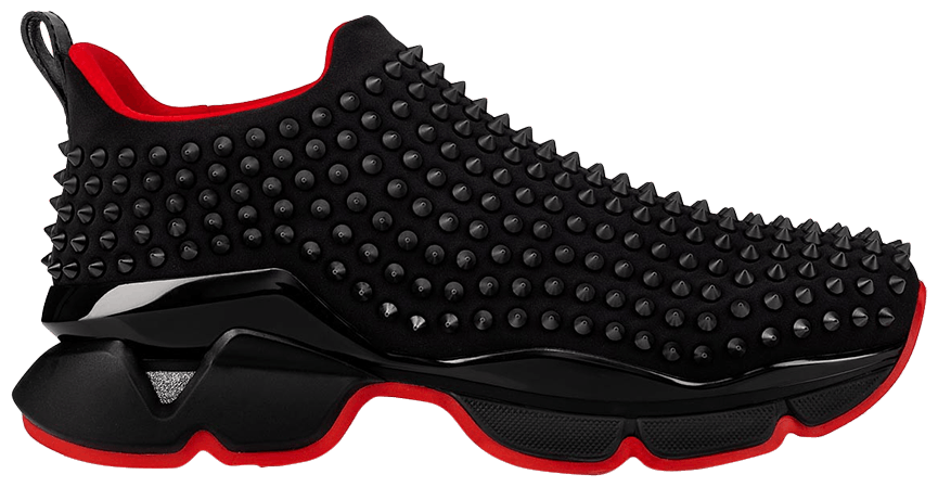 Buy Christian Louboutin Spike Sock 'Black' 1190270 GOAT