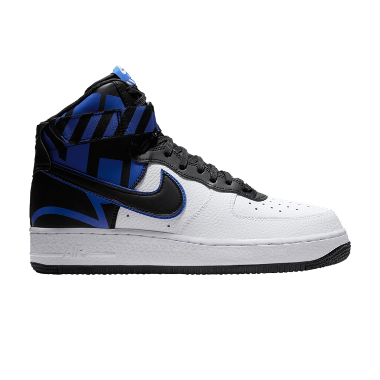 Blue black white air force ones store