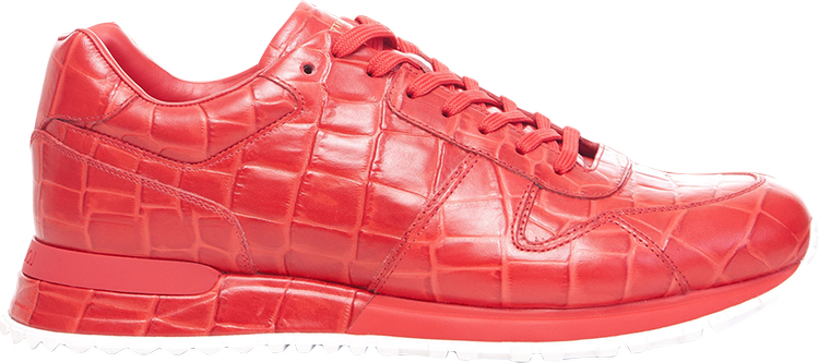 Louis Vuitton Run Away sneakers Red Suede ref.790741 - Joli Closet