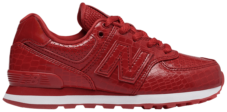 New Balance 574 Kids Red Croc