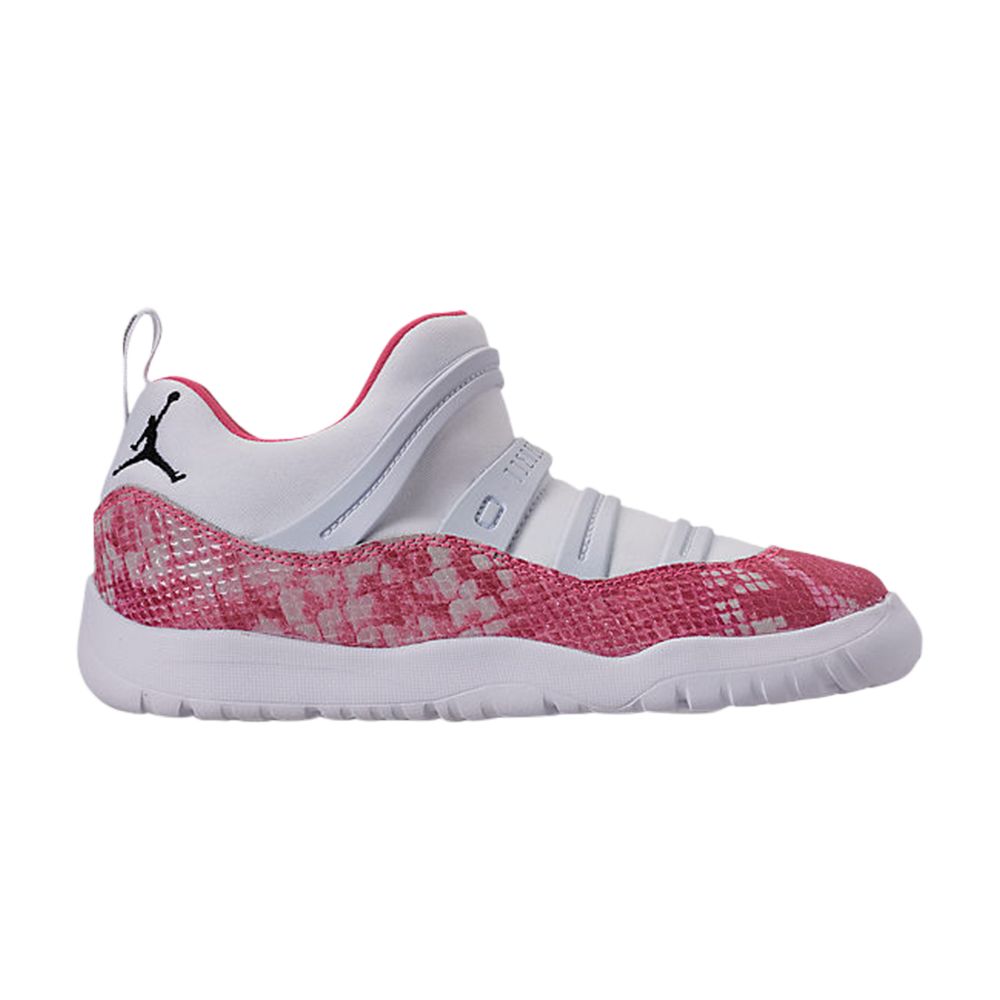 Air Jordan 11 Retro Little Flex PS 'Pink Snakeskin' | White | Kid's Size 2
