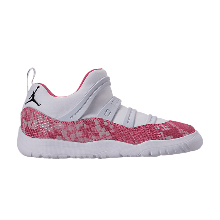 Jordan 11 snakeskin pink kids best sale
