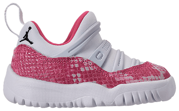 Jordan retro 11 top little flex pink snakeskin