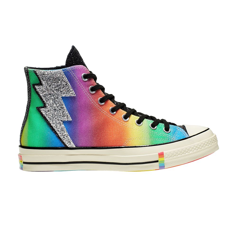 Converse Chuck 70 Hi 'Pride Shimmering Black Rainbow' | Men's Size 4