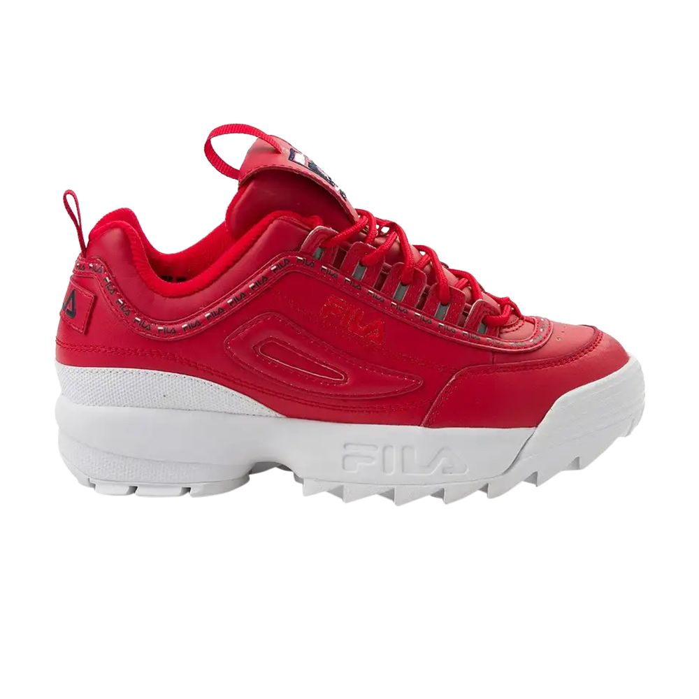 Fila Wmns Disruptor 2 Premium 'Red' | Women's Size 6.5 - 5FM00079616