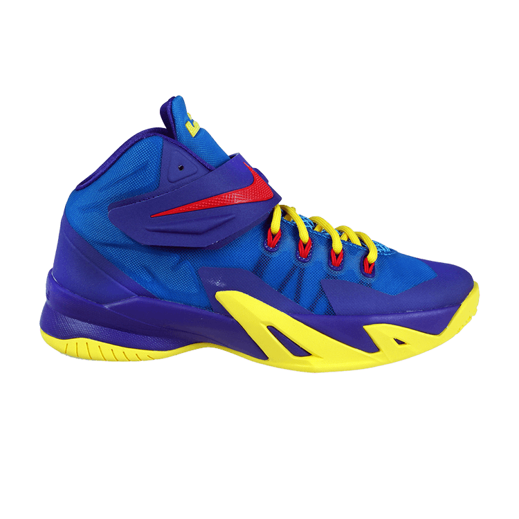 Buy LeBron Zoom Soldier 7 GS Blue Concord Yellow 653645 400 GOAT CA