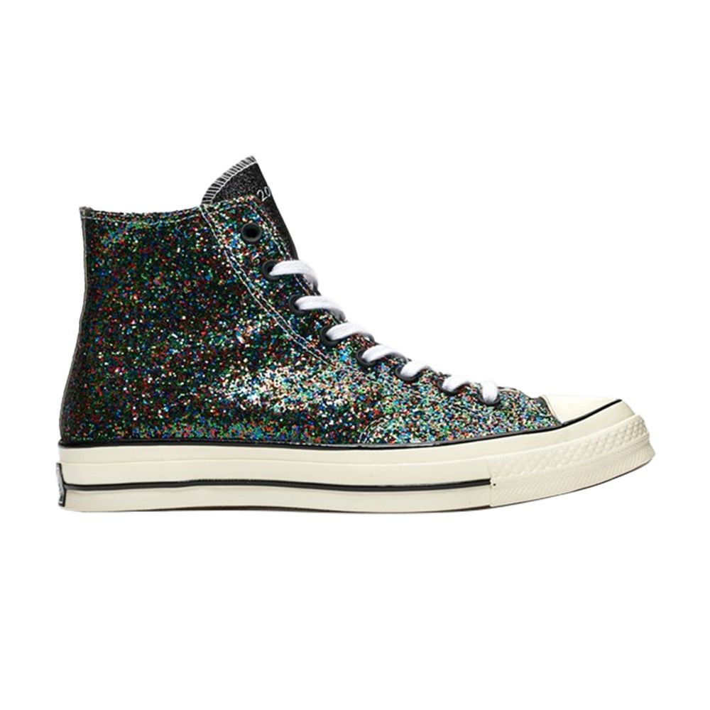 Converse JW Anderson x Chuck 70 Hi 'Glitter Pack - Black Multicolor' | Multi-Color | Men's Size 6.5