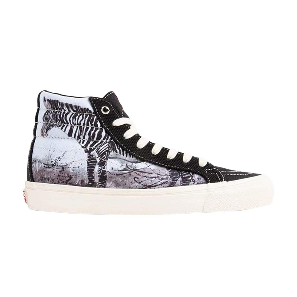 Vans Ralph Steadman x OG SK8-Hi LX 'Zebra' | Black | Men's Size 8.5