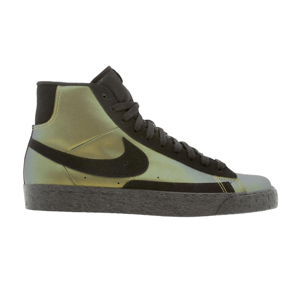 nike blazer metallic gold
