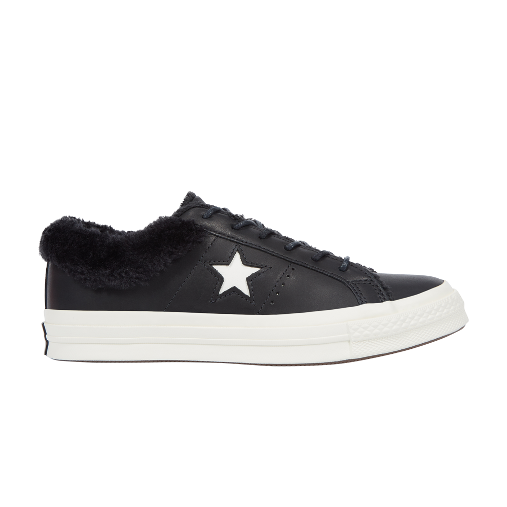 Pre-owned Converse One Star Low Street Warmer 'black'