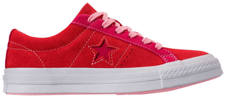 Converse One Star Ox GS Enamel Red