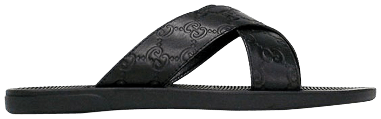 Gucci store guccissima slides