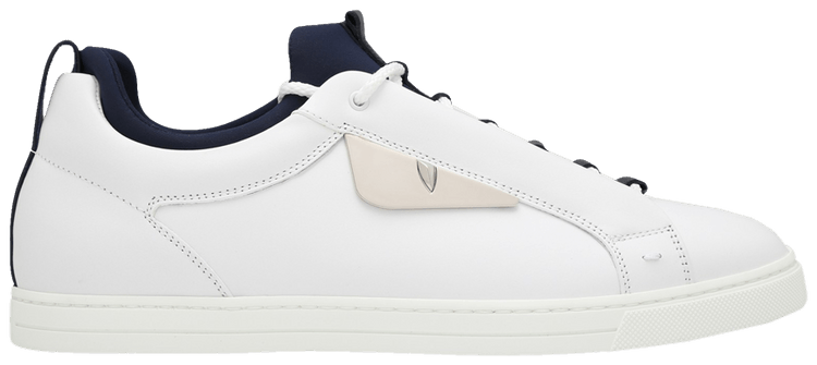 Fendi Leather Low Top 'White Blueberry'