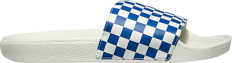 Checkerboard Slide-On 'True Blue'