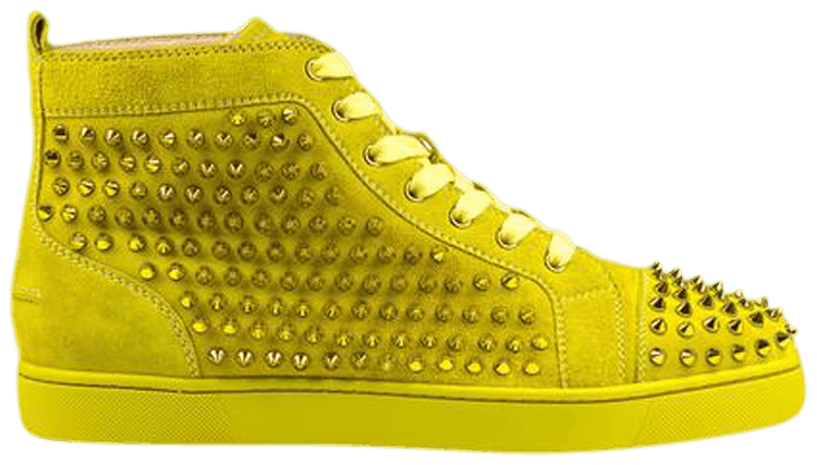 Christian louboutin new arrivals yellow sneakers