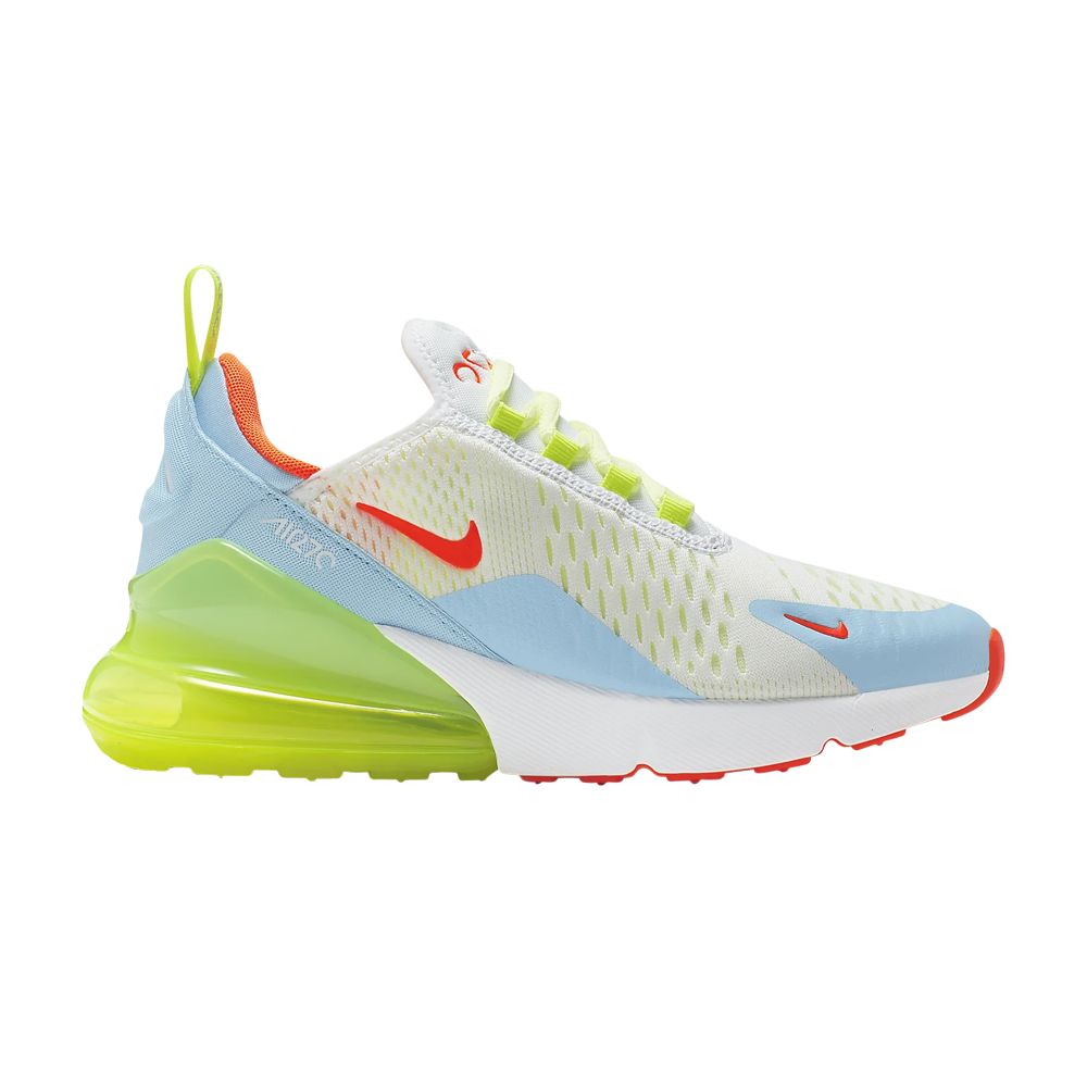 Pre-owned Nike Air Max 270 Gs 'blue Gaze Barely Volt' | Multi-color | Kid's Size 4.5