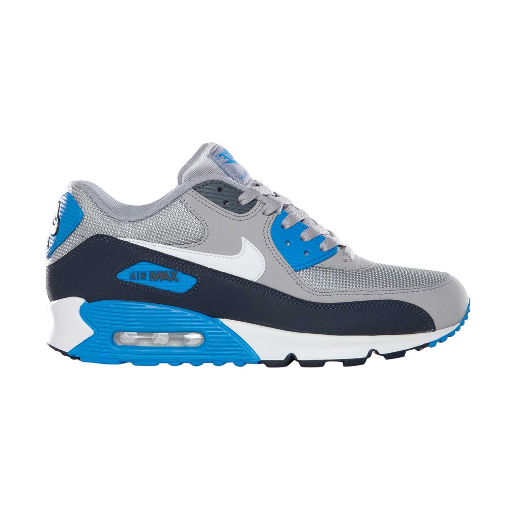 Nike Air Max 90 Essential 'Wolf Grey Armory Navy' | Men's Size 9 - 537384-015