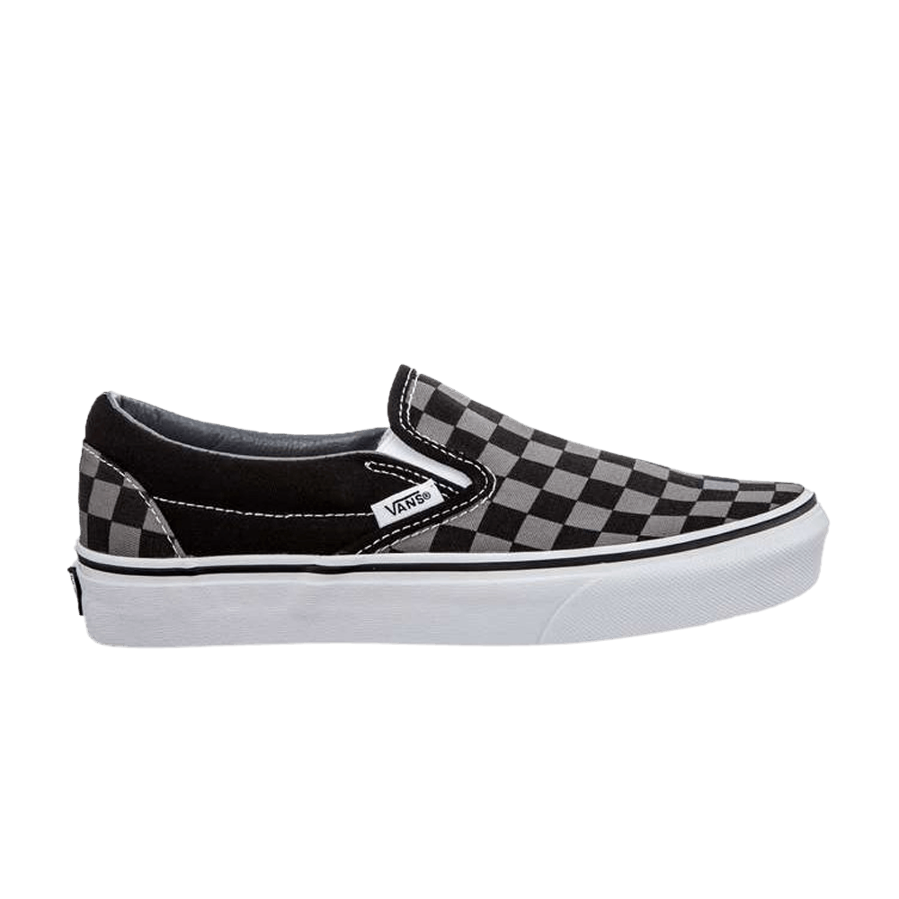 black pewter slip on vans