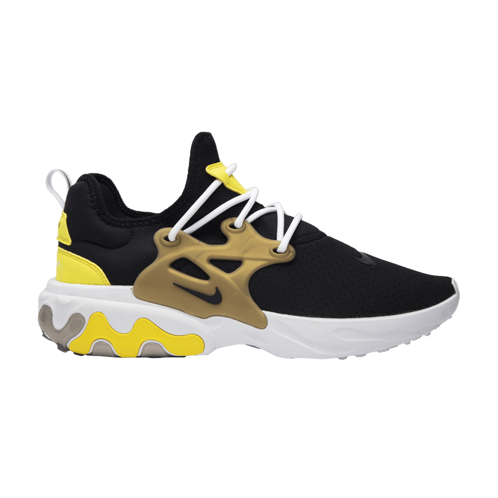 nike react presto neon yellow