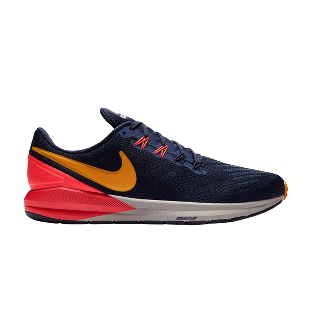 Nike Air Zoom Structure 22 'Blackened Blue Orange Peel' | Men's Size 10.5 - AA1636-400