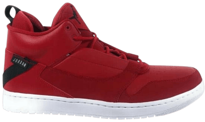 jordan fadeaway gym red