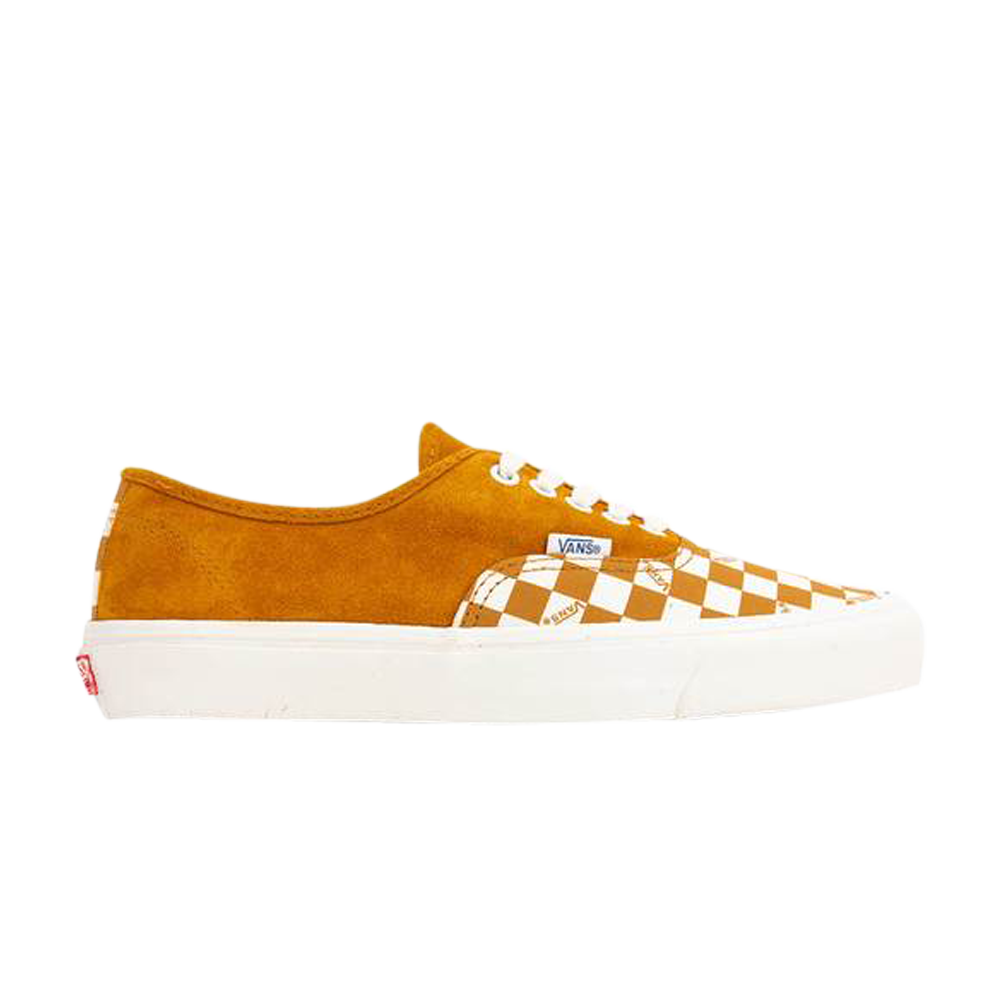 Pre-owned Vans Og Authentic Lx 'buckthorn Brown Checkerboard Toe'