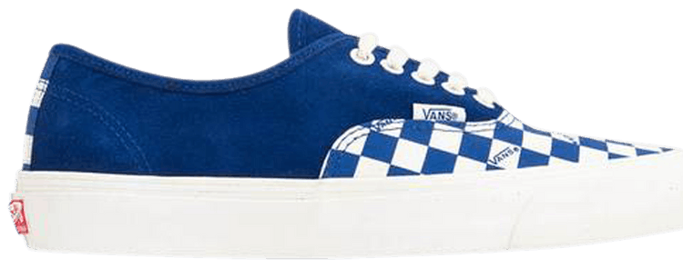 Vans OG Authentic LX True Blue Checkerboard Toe