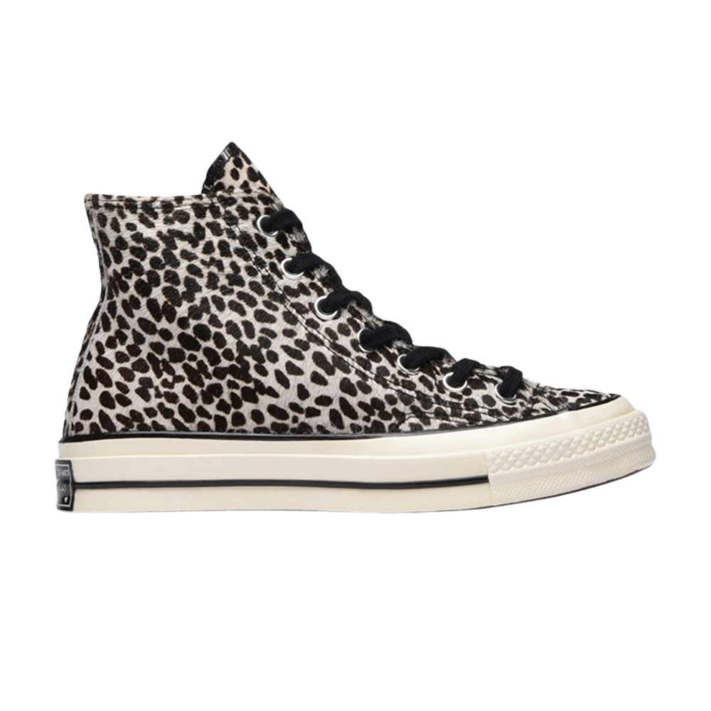 Pre-owned Converse Chuck Taylor All Star 70 Hi 'leopard Print' In Black