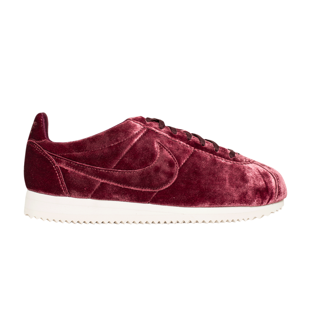 Pre-owned Nike Wmns Classic Cortez Premium 'velvet Maroon' In Red