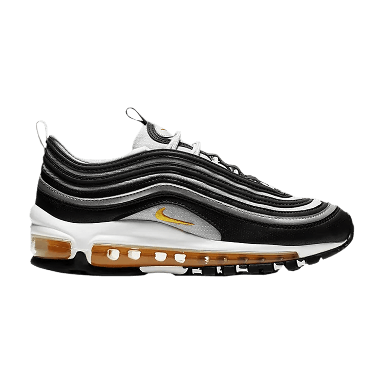 Black silver yellow air max 97 top