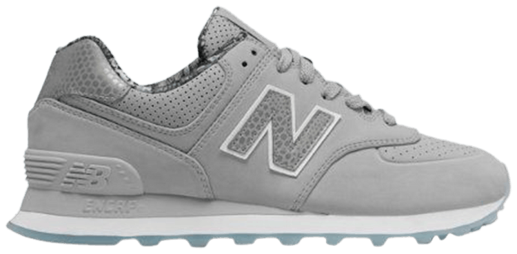 New Balance Wmns 574 Lux Reptile Silver Mink