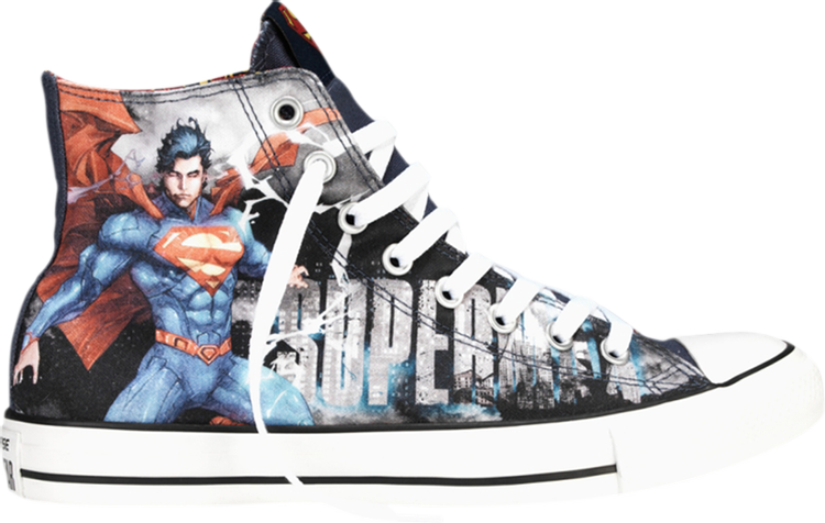 Buy DC Comics x Chuck Taylor Star Hi 'Superman' - 146783C - Multi-Color | GOAT