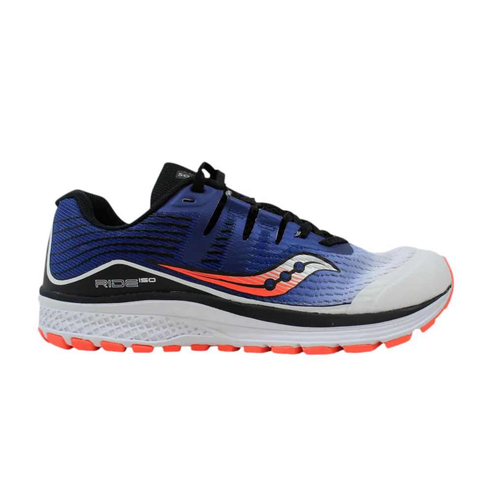 Pre-owned Saucony Ride Iso Gs 'blue Vizio Red' | Black | Kid's Size 7