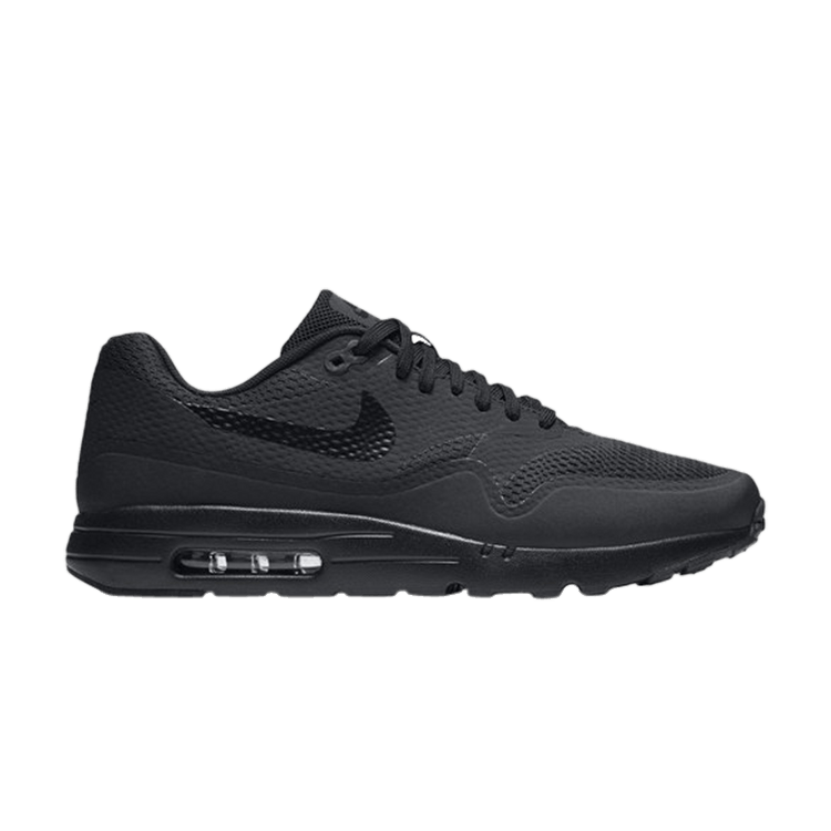 Buy Air Max 1 Ultra Essential Triple Black 819476 001 GOAT UK