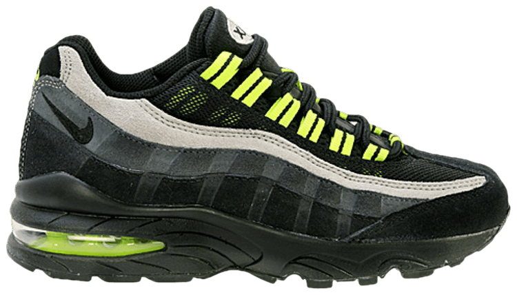 Size 8.0 Air Max 95 GS Black Neon