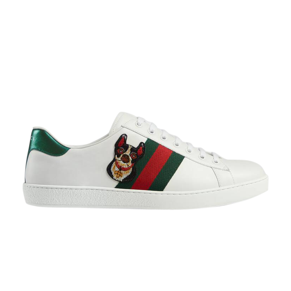 Pre-owned Gucci Ace 'year Of The Dog' In White