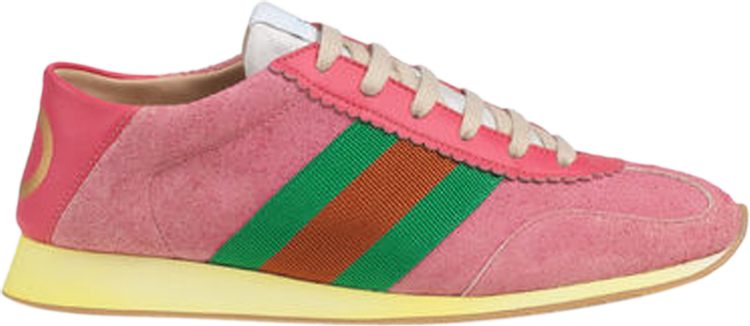 Gucci Wmns Leather Web 'Pink'
