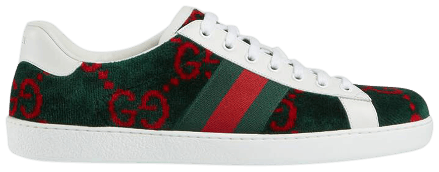 Buy Gucci Ace GG Terry Cloth 'Green' 576177 HMM50 3177 GOAT