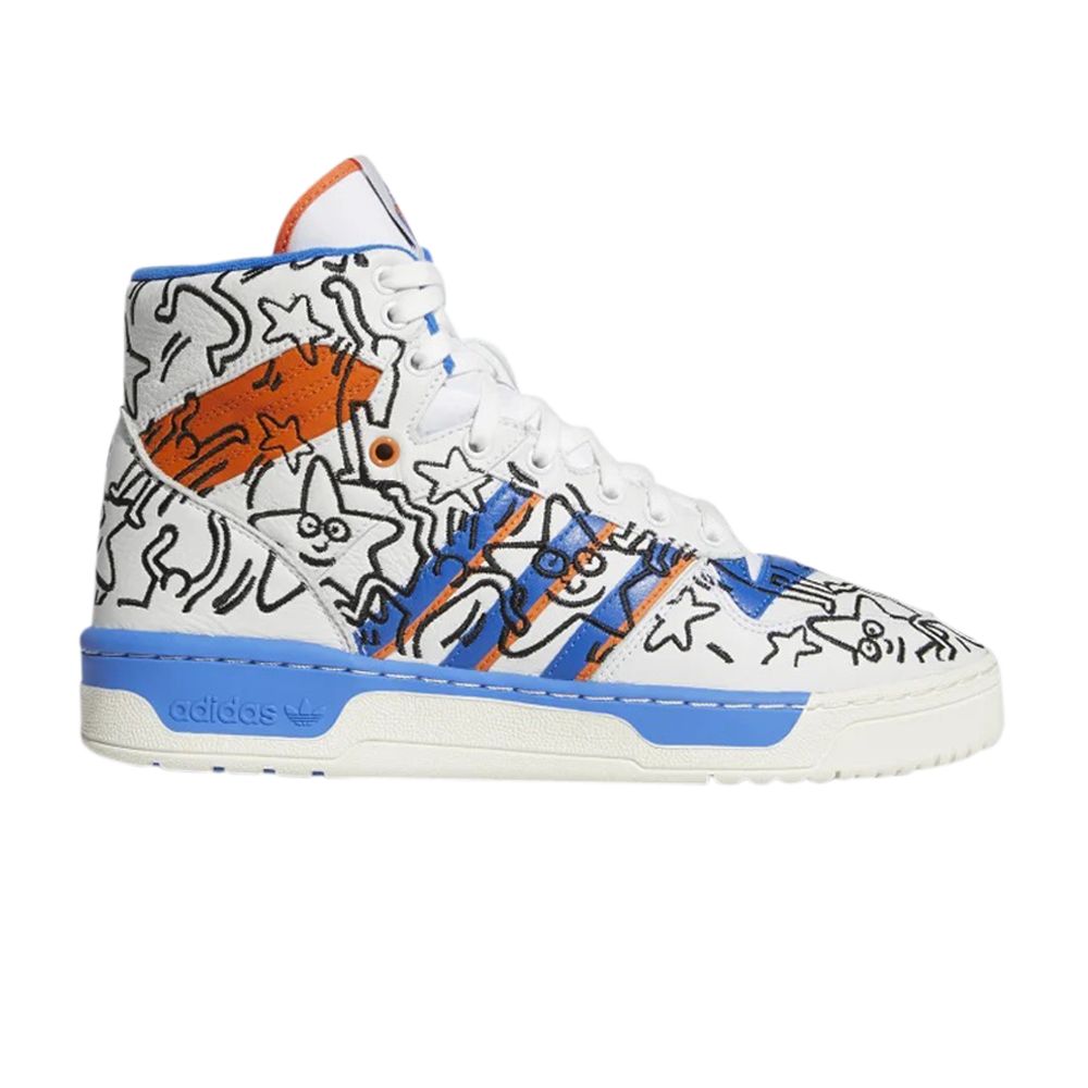 adidas Keith Haring x Rivalry High 'Pop Art' | White | Men's Size 9