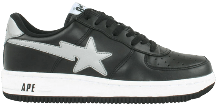 Bapesta FS 001 Low Black Silver